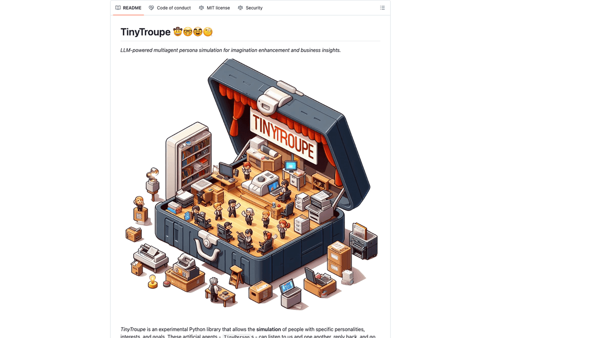 TinyTroupe screenshot