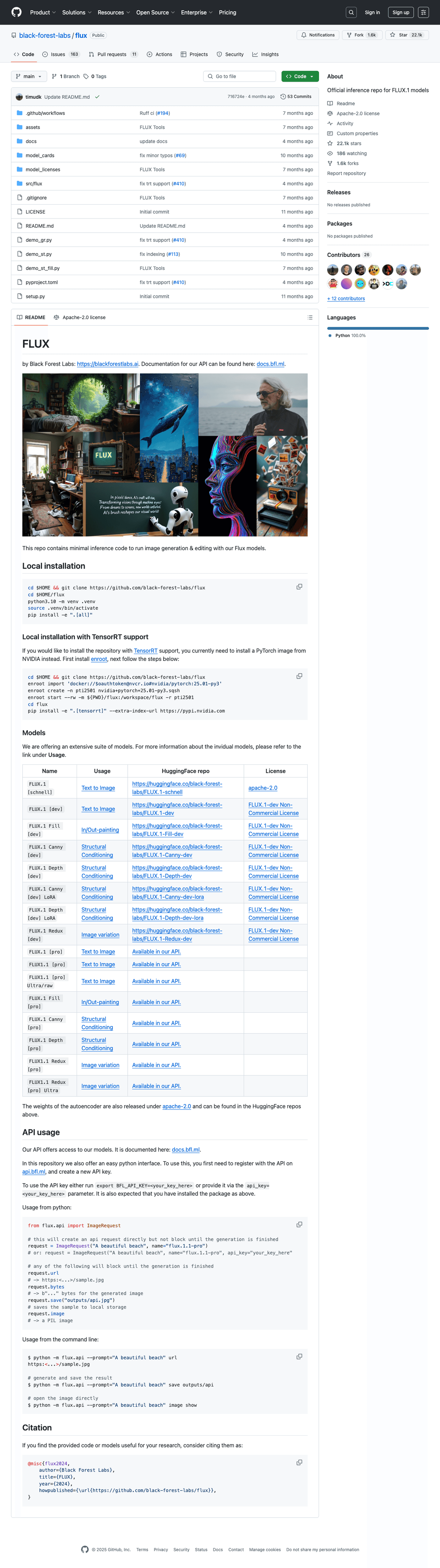 flux screenshot