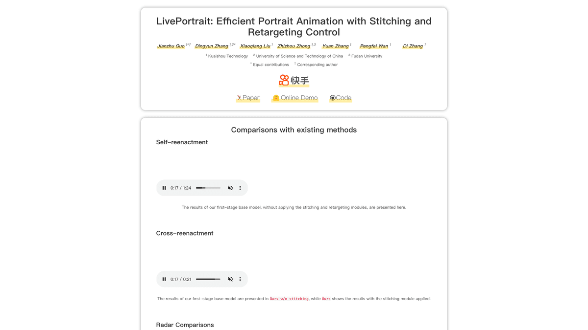 LivePortrait screenshot