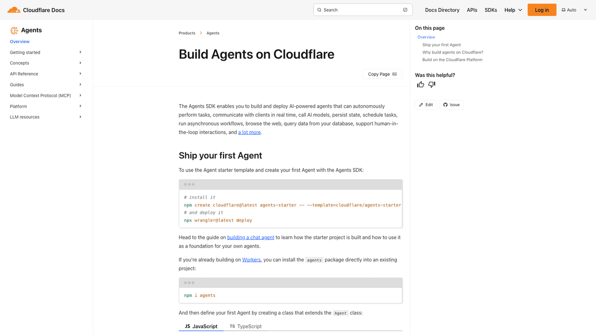 agents screenshot